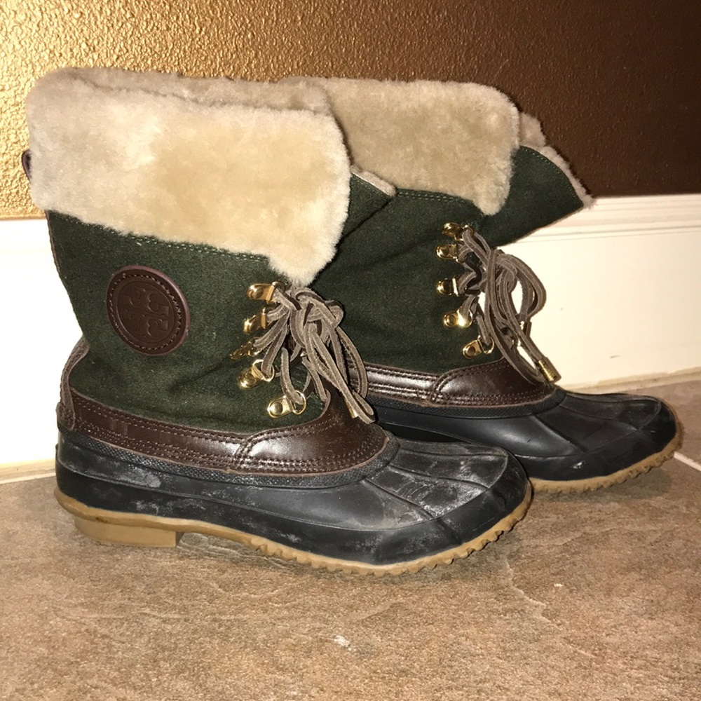 Authentic Tory Burch Winter Boots